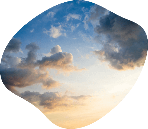 Foto de nuvens no por-do-sol.